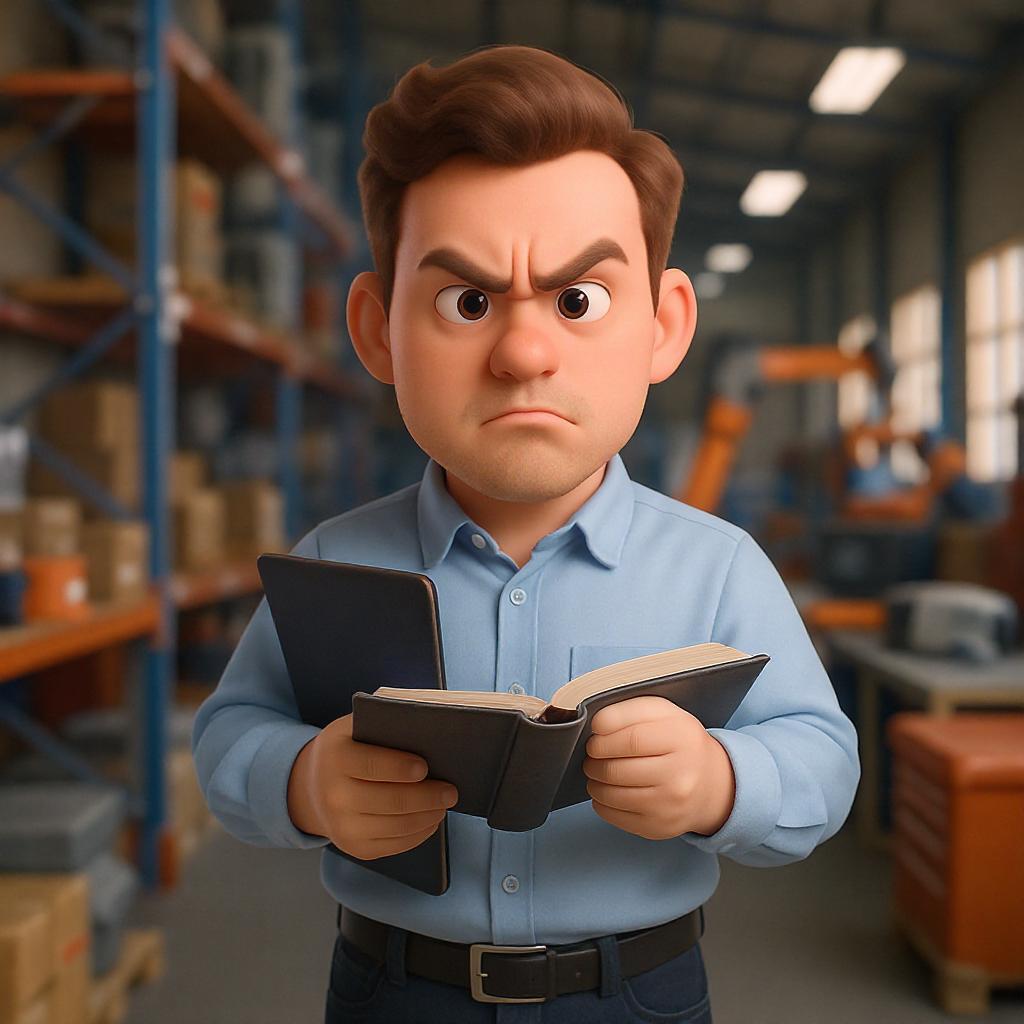 Persona con Actitud Competitiva Mostrando Ansiedad en un Entorno Laboral